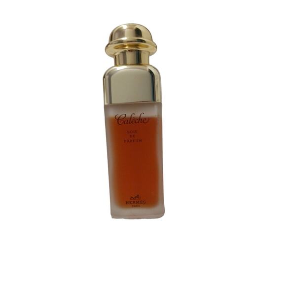 VNT Hermes Caleche Soie De Parfum 1.6 oz Spray Gold Top Square Bottle Concentrat - Picture 2 of 8